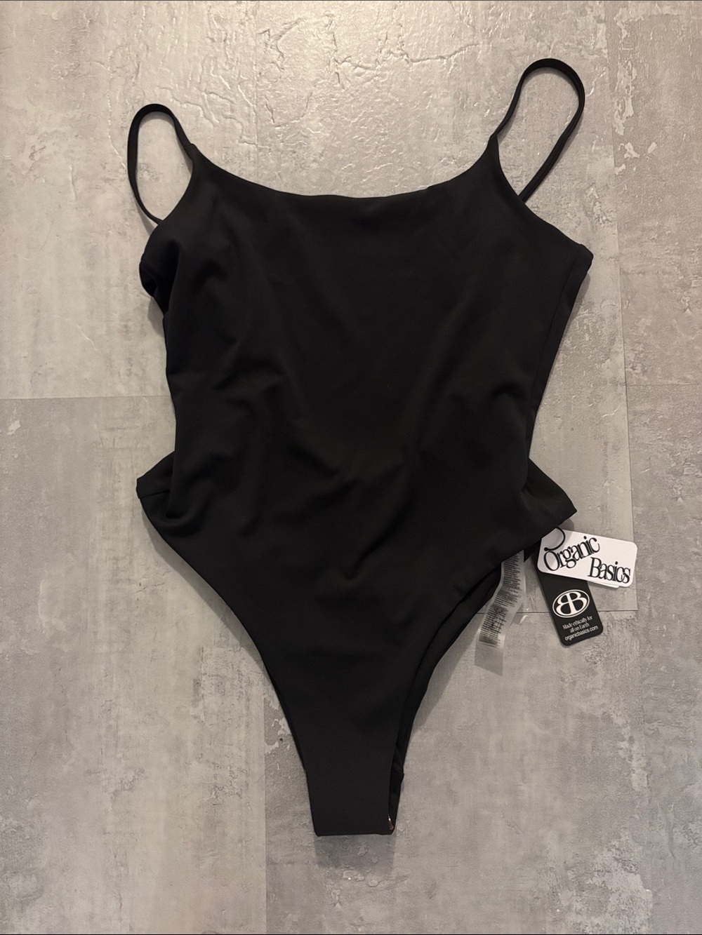 Organic Basics Black One-Piece Swimsuit - never worn.
